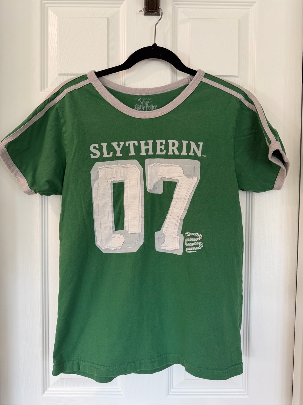 Wizarding World of Harry Potter Slytherin “Malfoy 07” Jersey Tee